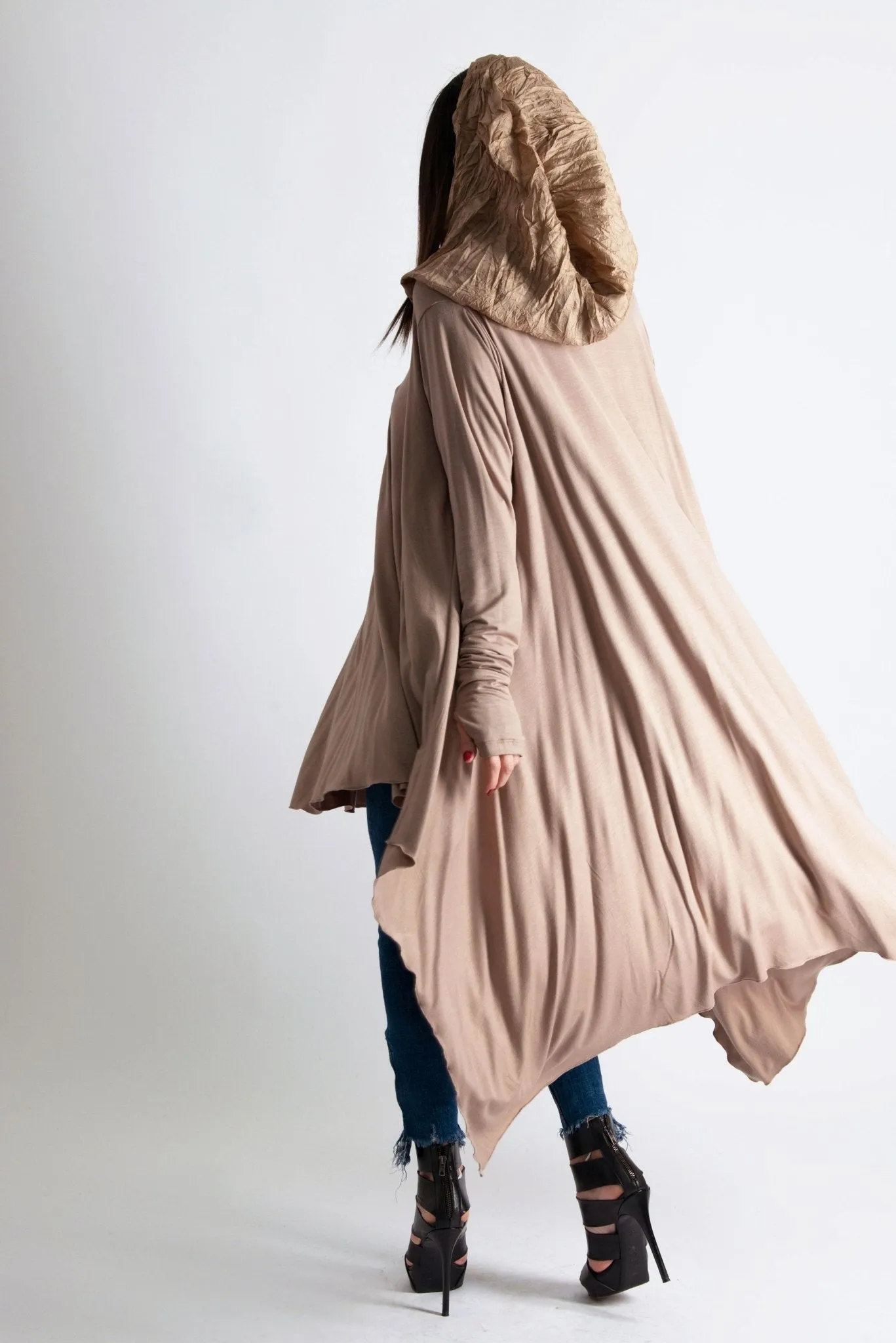 ANIE Long sleeve Hooded Tunic SALE