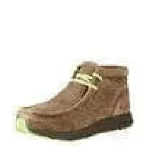 ARIAT - Spitfire, Brown Bomber/Lime Laces