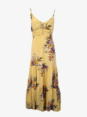 Auguste Textured Spring Bouquet Sundress Maxi Dress Size 12