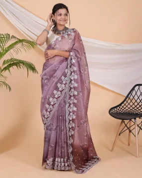 Beautiful Designer Alia Pure Soft Organza Silk Saree