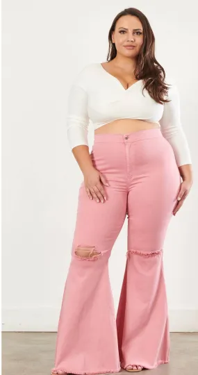 Blush Bella Flare Jean