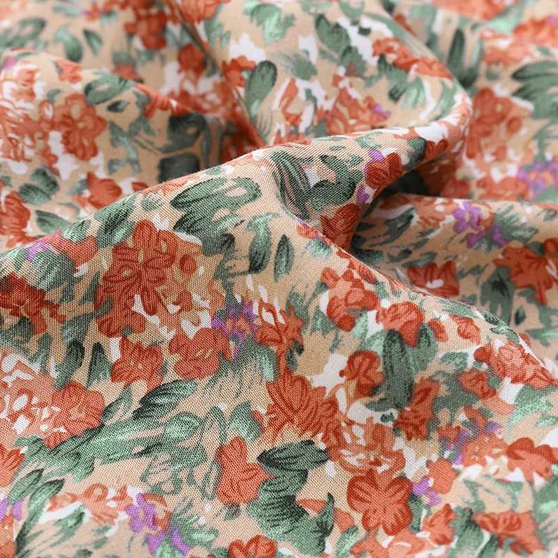 Boho Floral Print Plus Size Sundress