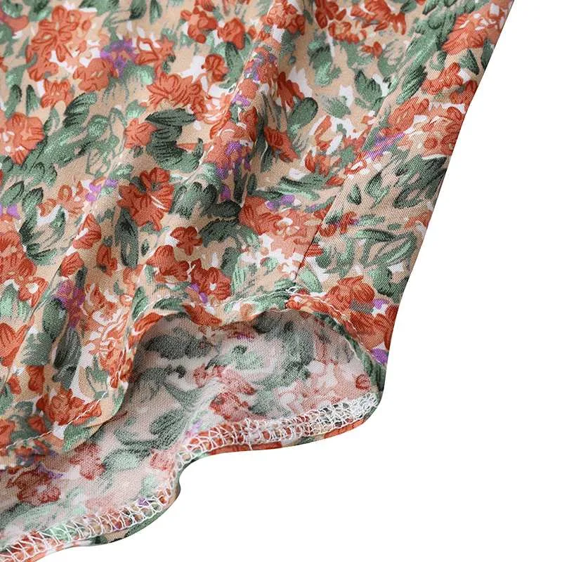 Boho Floral Print Plus Size Sundress