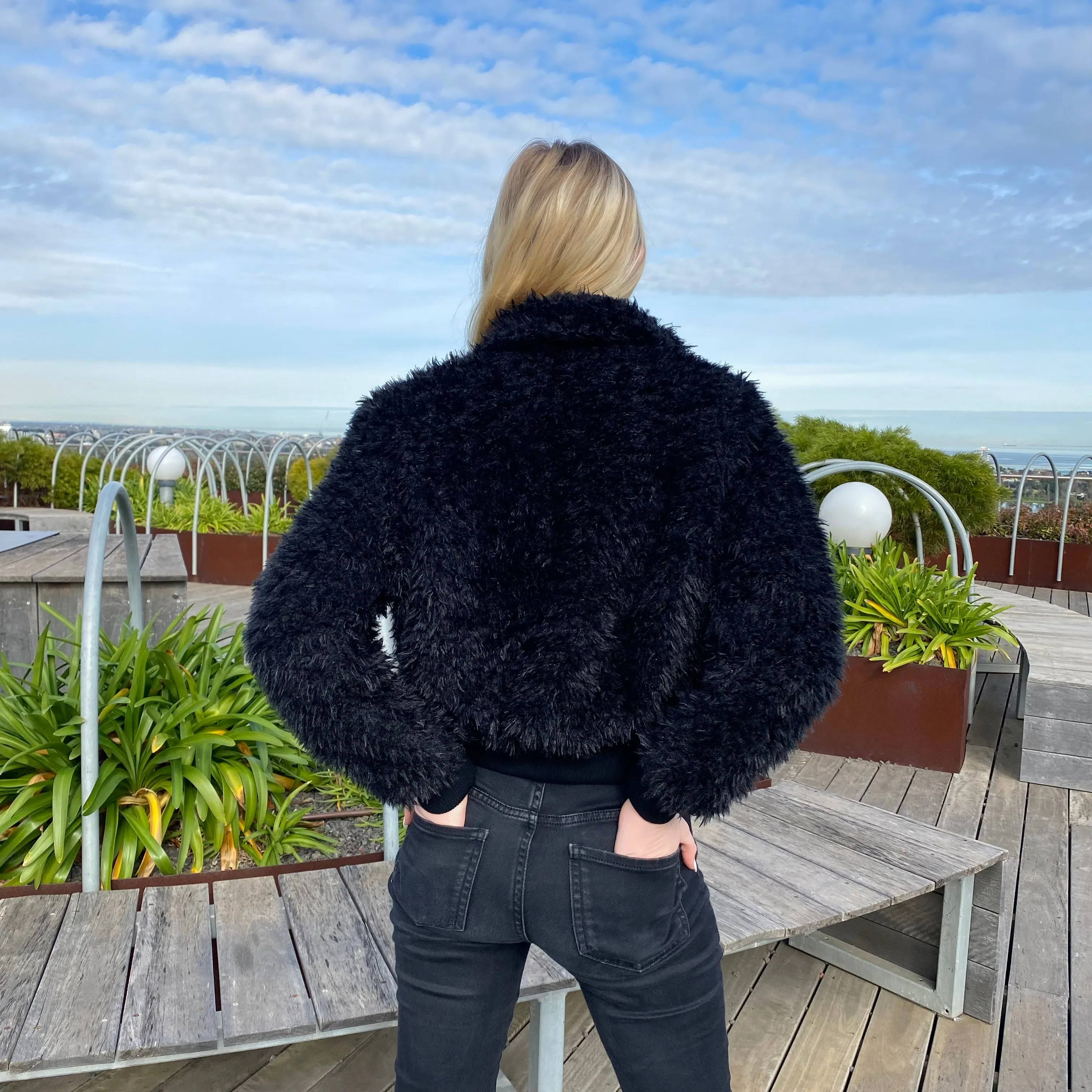 Bondi Teddy Bear Bomber Jacket