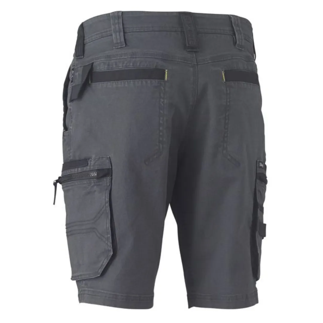 BSHC1330 Bisley Men's Flex & Move Stretch Zip Cargo Short
