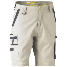 BSHC1330 Bisley Men's Flex & Move Stretch Zip Cargo Short