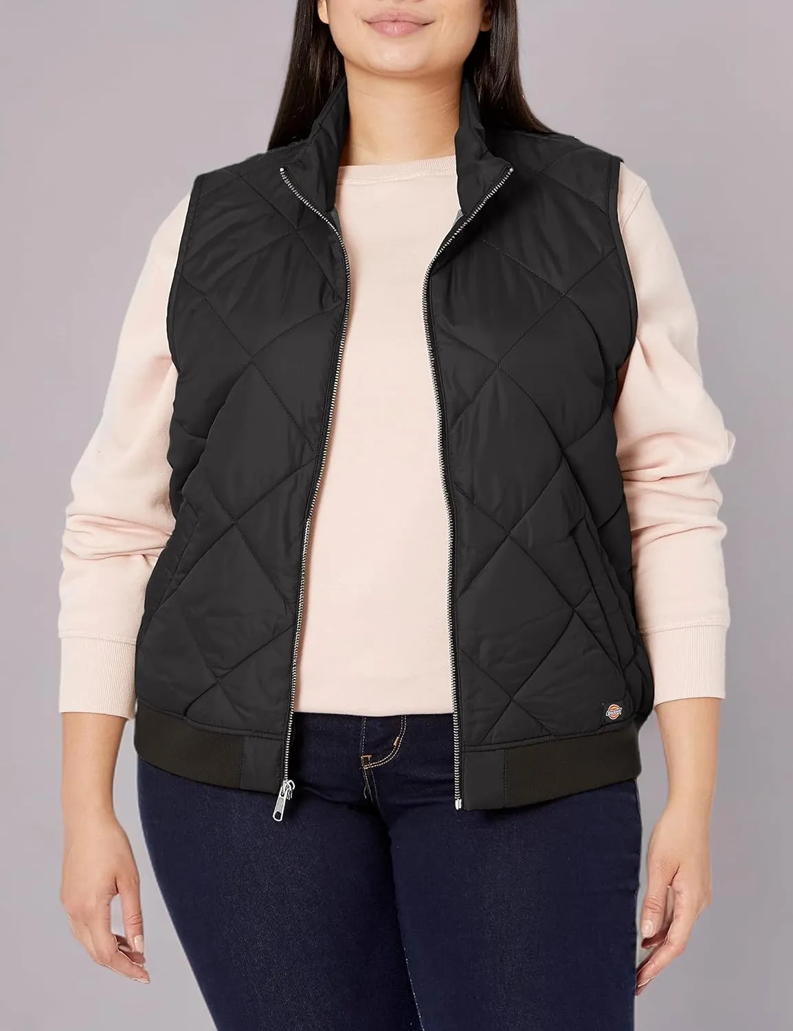 Dickies Women's Quilted Bomber Vest