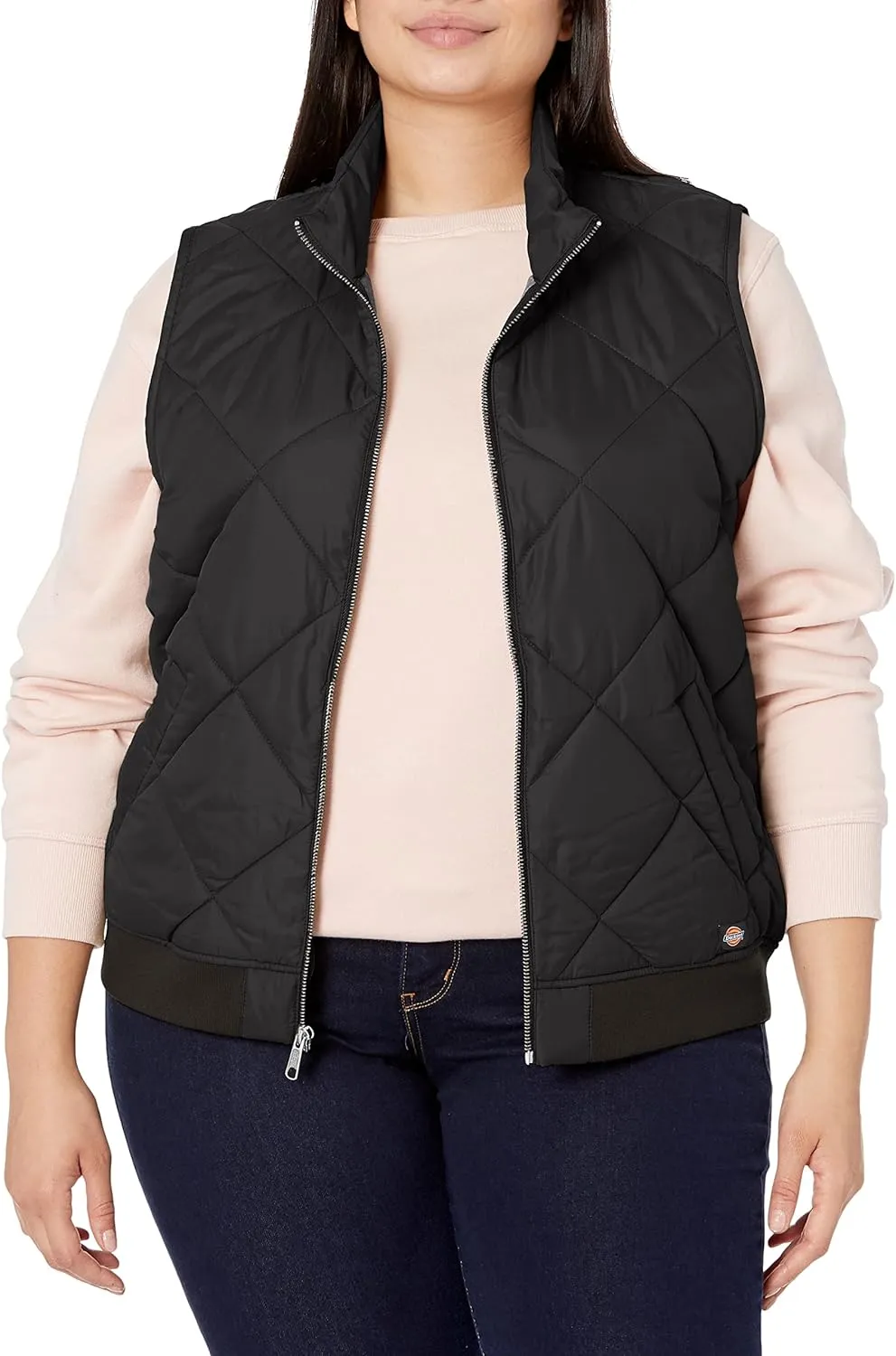 Dickies Women's Quilted Bomber Vest