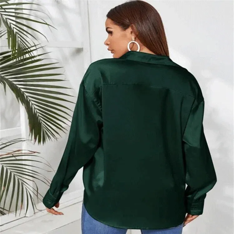 Elegant Satin Blouse