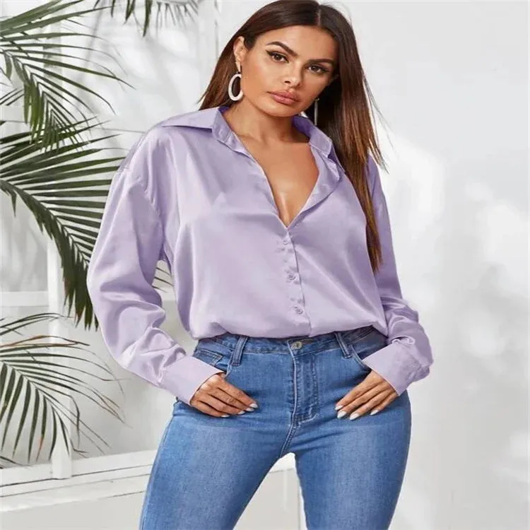 Elegant Satin Blouse