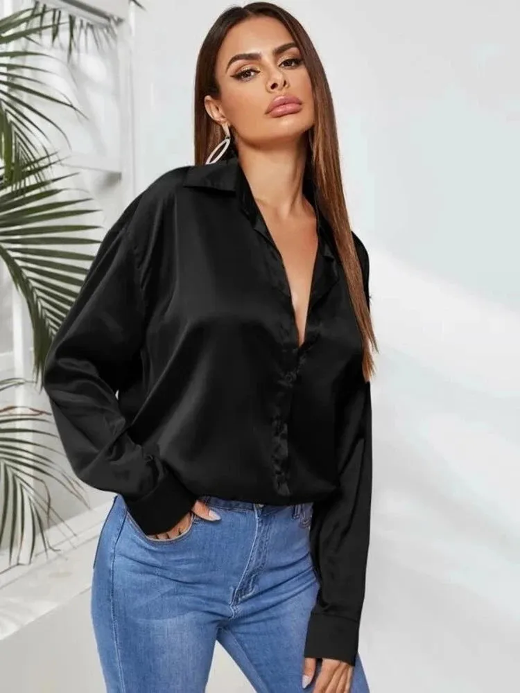 Elegant Satin Blouse