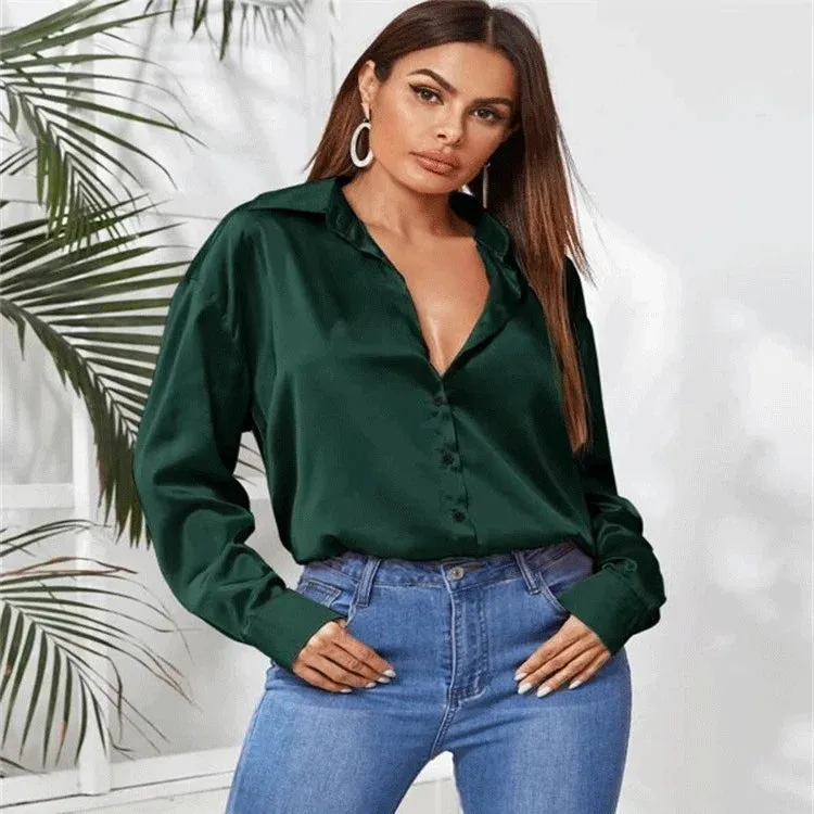 Elegant Satin Blouse