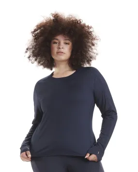 Gigi Athletic Running Top | Navy