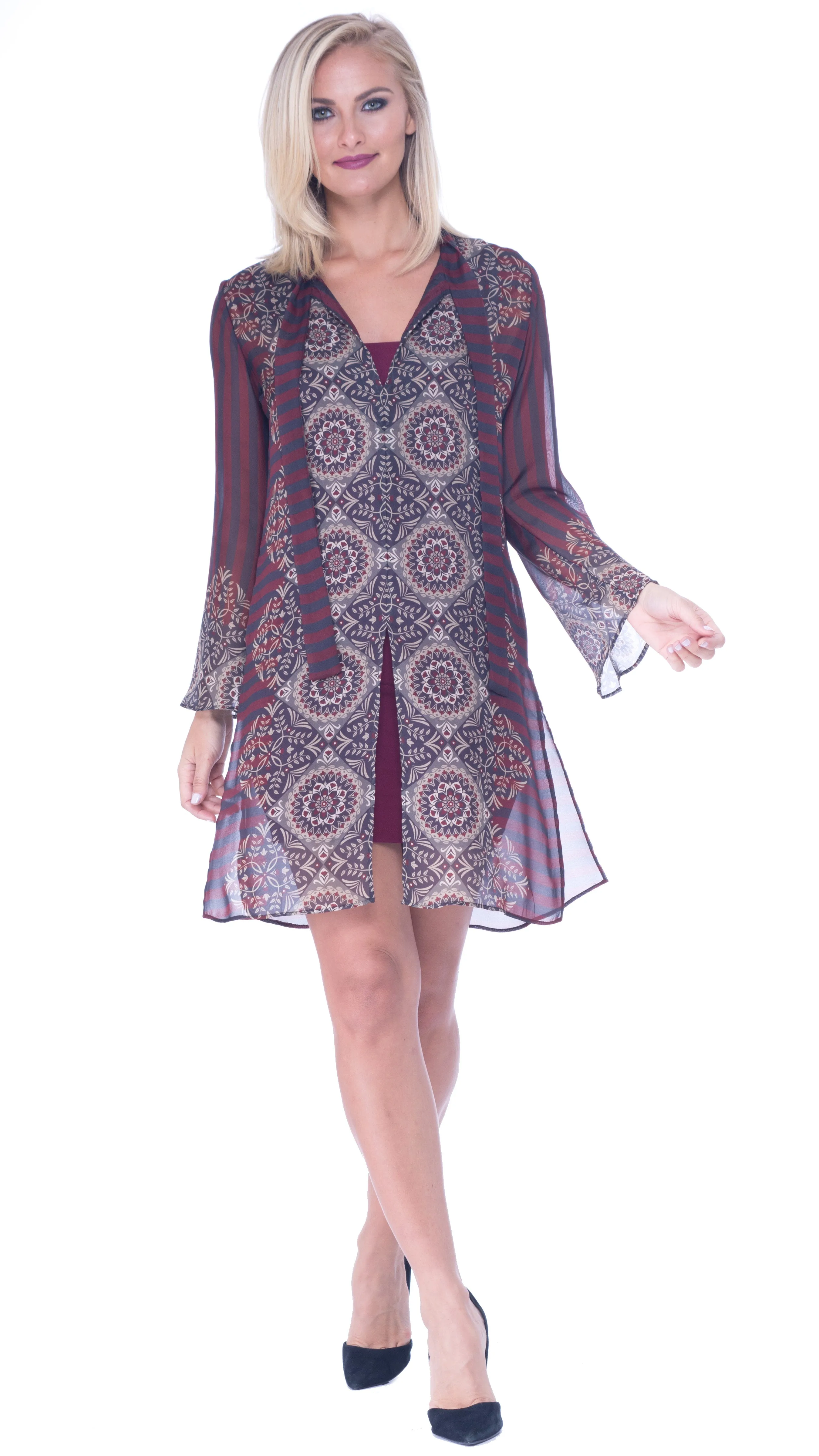 Krystal Tie Neck Tunic