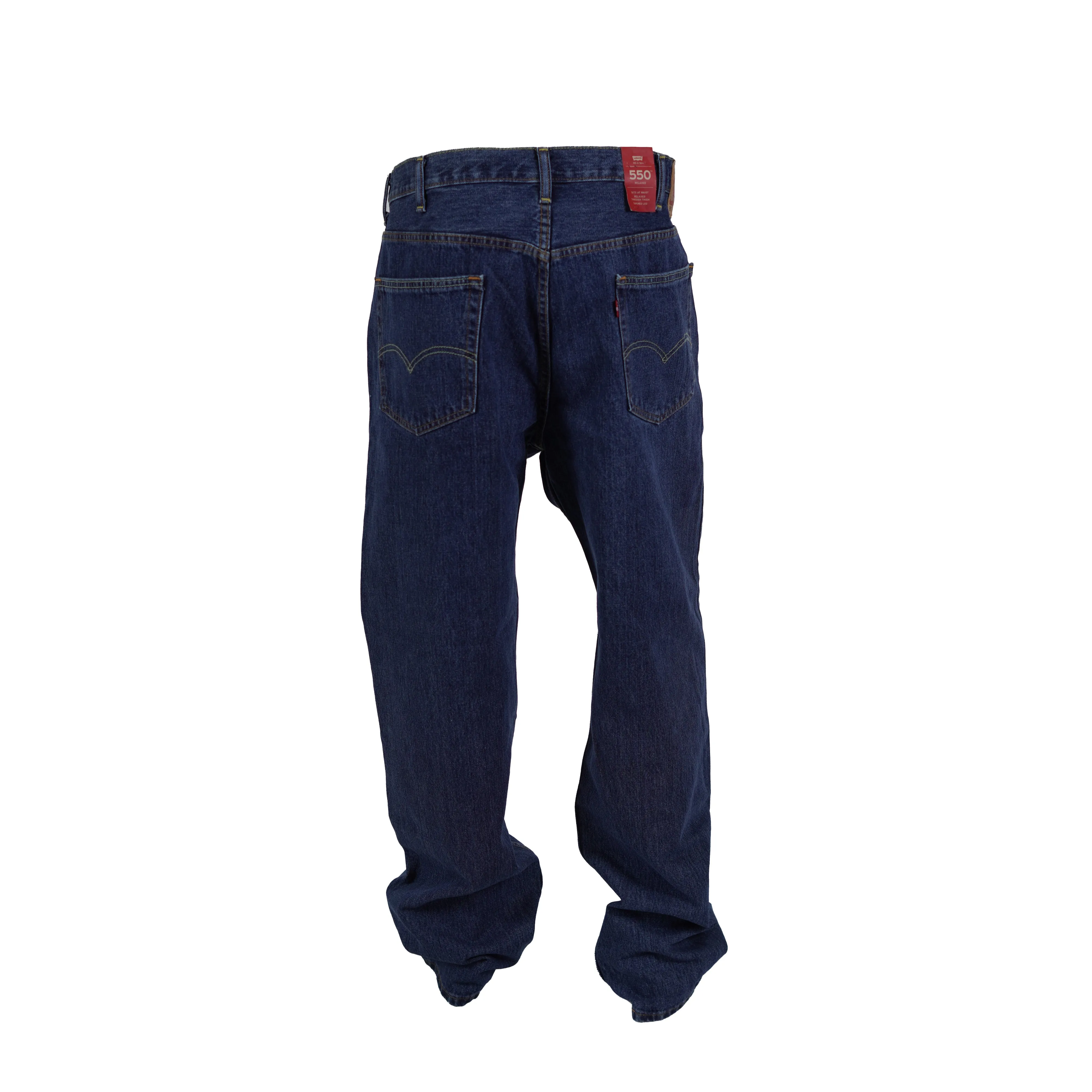 Levi's Men's 550 Relaxed Fit Tapered Leg Medium Blue Jeans Size 44x34