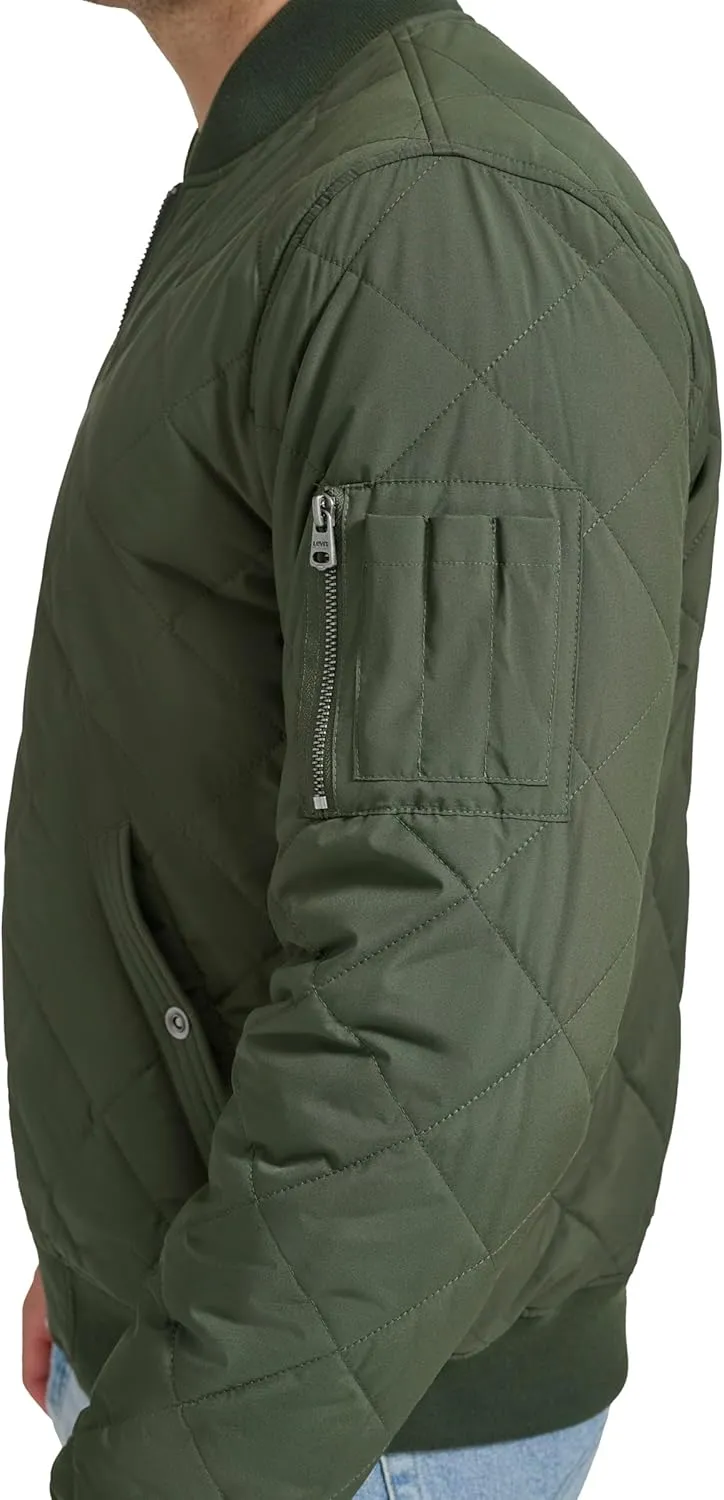 Levi's Men's Diamond Quilted Bomber Jacket