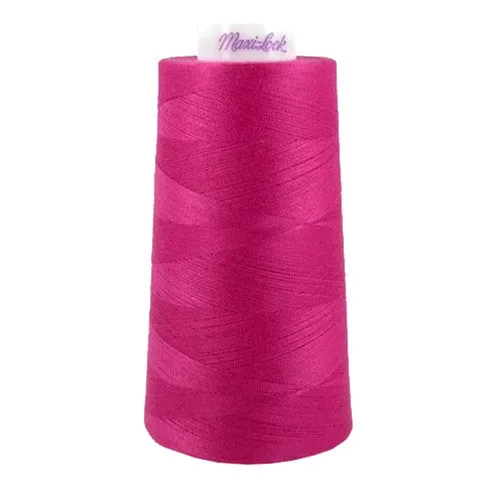 Maxilock Serger Thread in Bright Fuchsia, 3000yd Spool