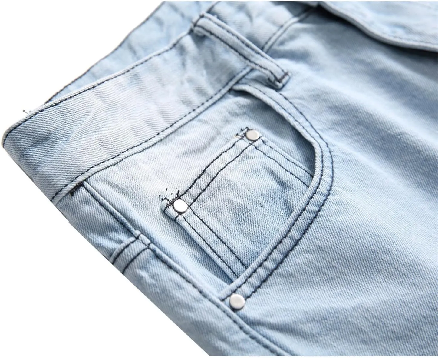 Men's Jeans Comfort Stretch Denim Straight Leg Relaxed Fit Jeans E for Men
