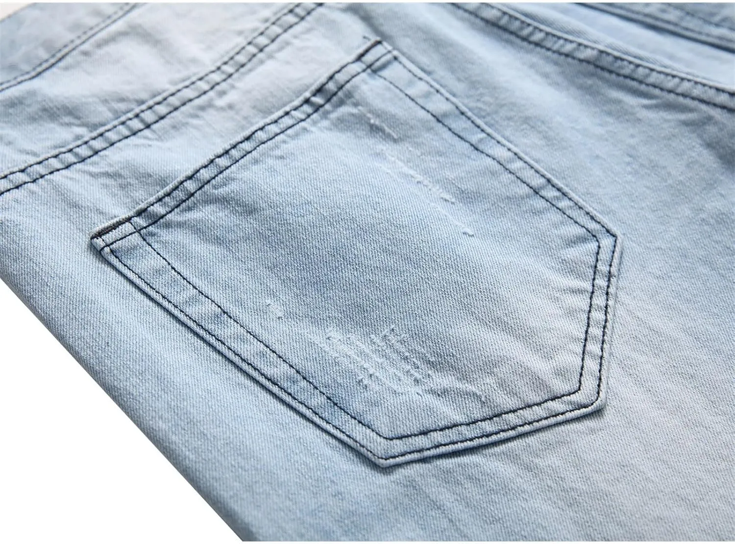 Men's Jeans Comfort Stretch Denim Straight Leg Relaxed Fit Jeans E for Men