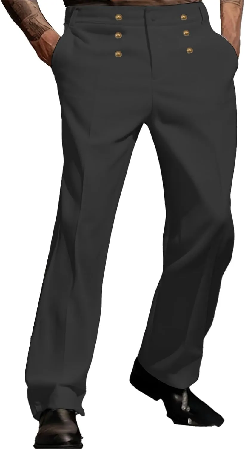 Men's Mens Solid Color Pants Simple Business Straight Suit Pants Breathable Leisure Style Elasticity Cute Trousers