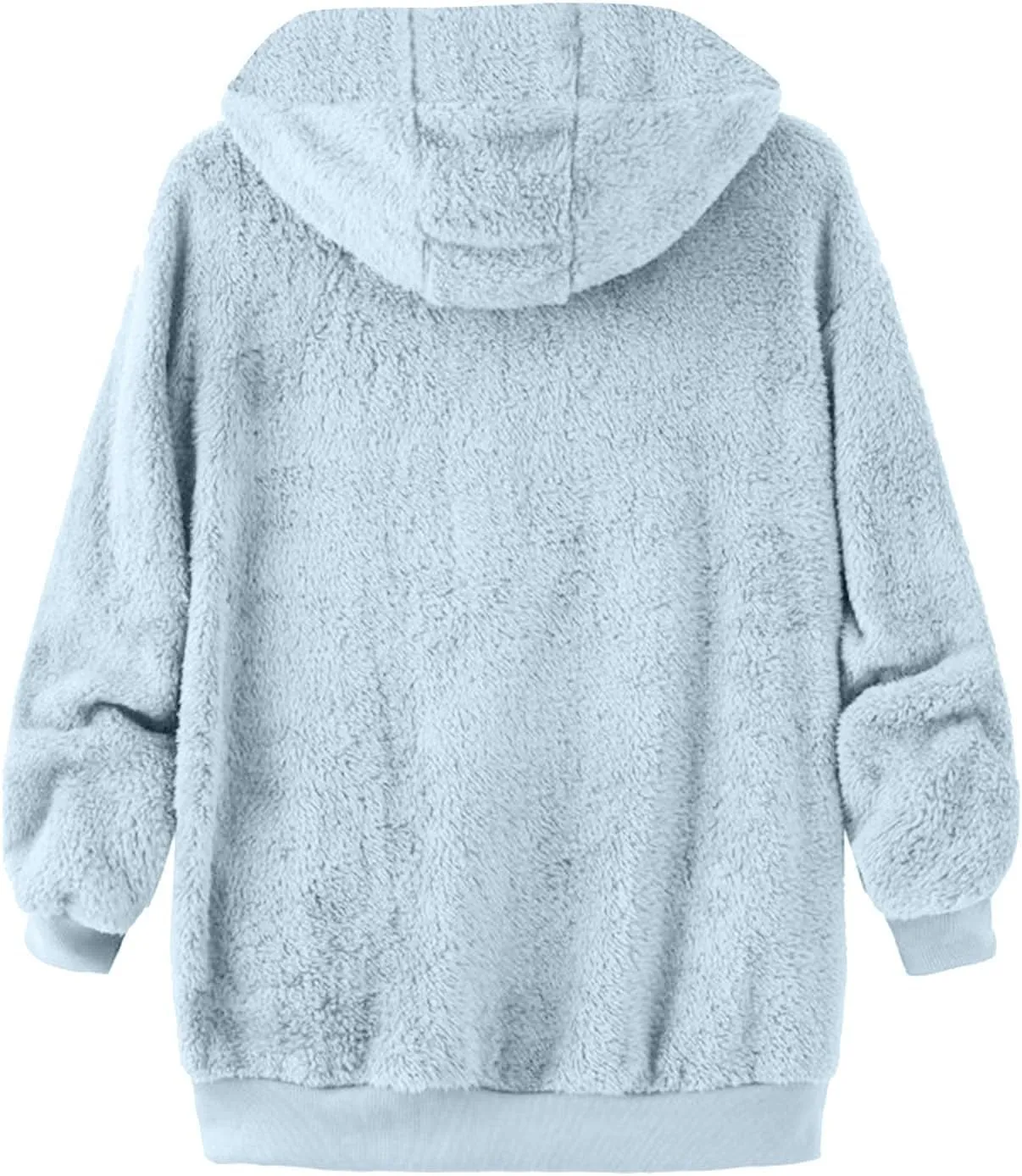 Men's Sherpa Lined Jacket Warm Double-Sided Fleece Coat Zip Up Hooded Thick Jacket Fall Winter Casual Soft Outerwear