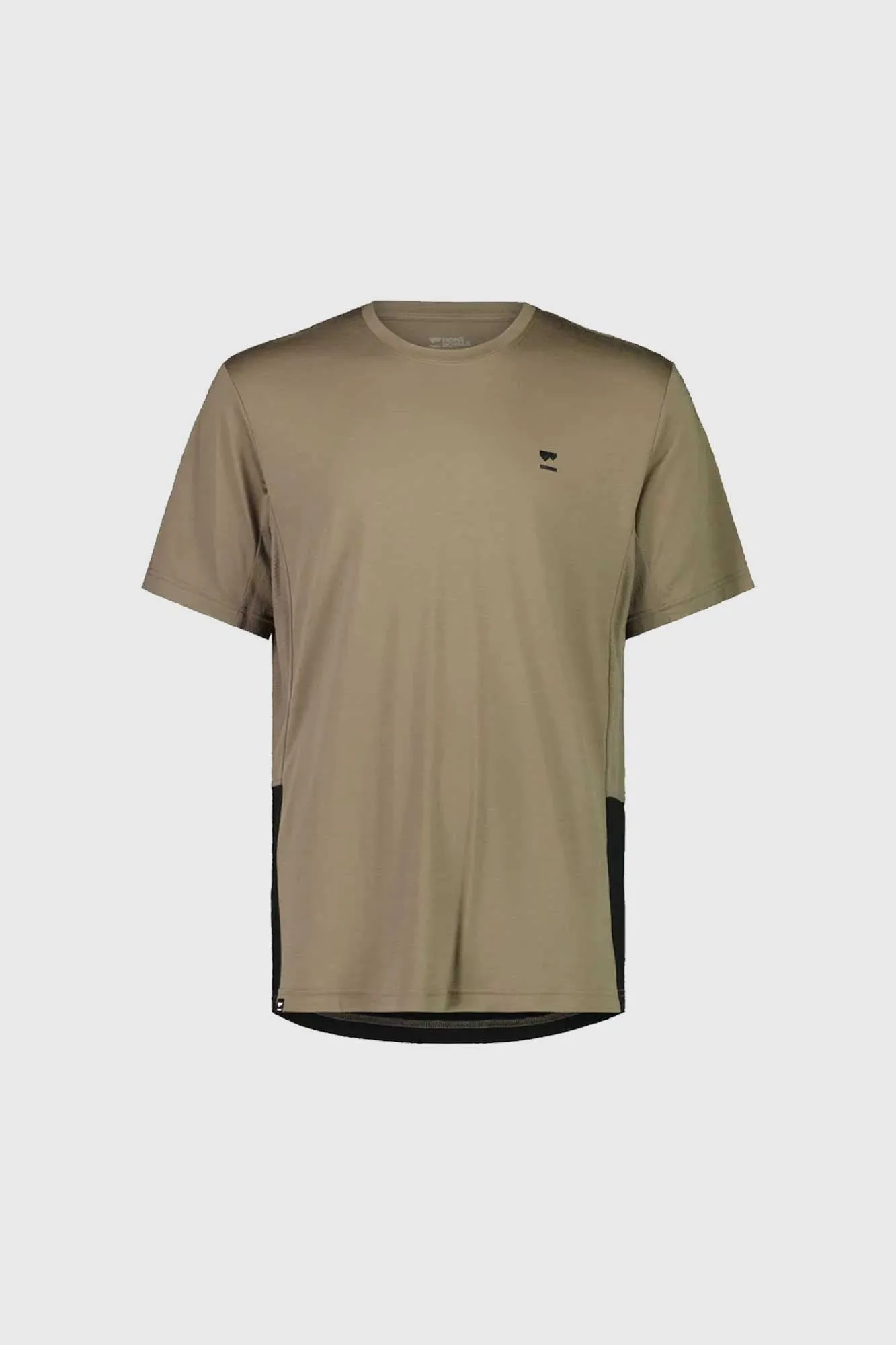 Mons Royale Tarn Merino Shift T-Shirt - Walnut/Black