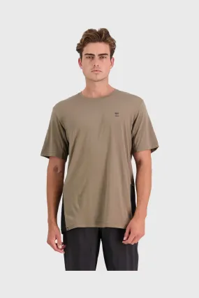 Mons Royale Tarn Merino Shift T-Shirt - Walnut/Black