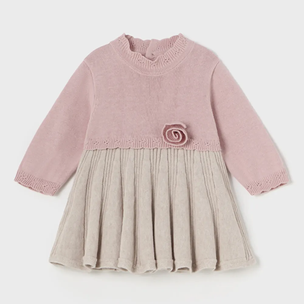 New In Mayoral Girls Knit Dress