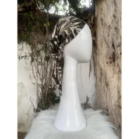Pre Tied Tichel, Stretchy - Olive Branches