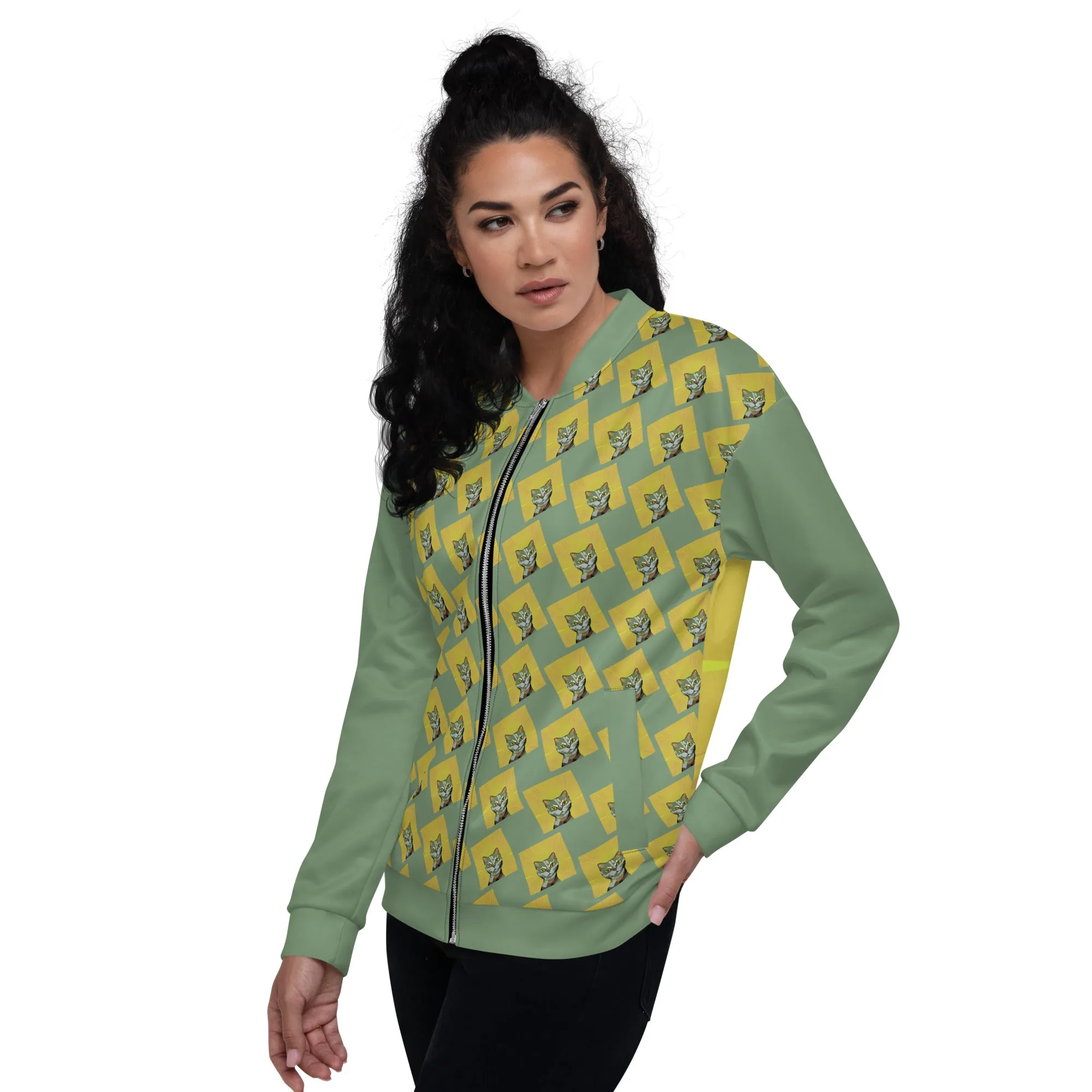"Cat Lovers" Collection - Unisex Bomber Jacket