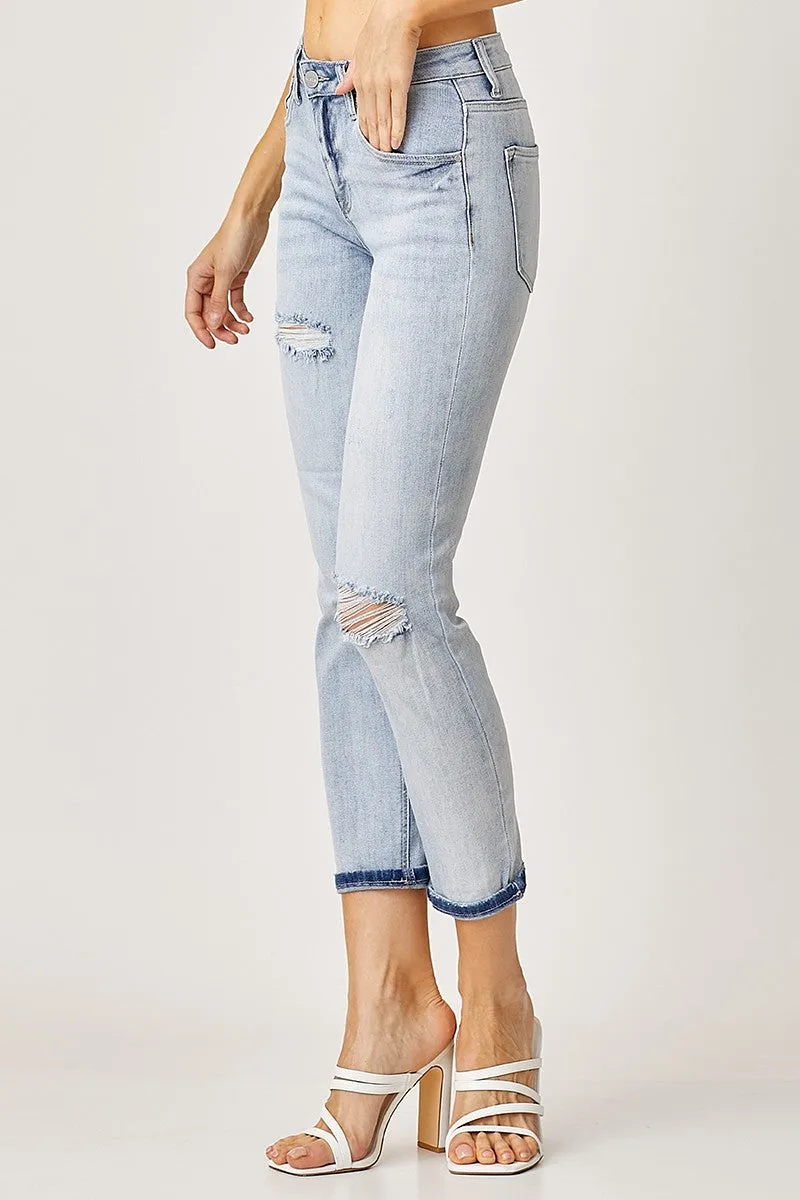 Risen Mid-Rise Relaxed Fit Jeans