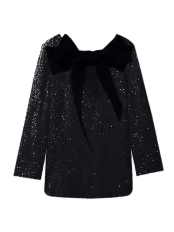 Sequin Tunic Mini Dress for Fashion Shows
