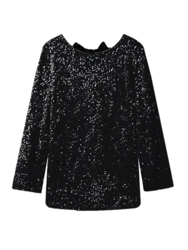 Sequin Tunic Mini Dress for Fashion Shows