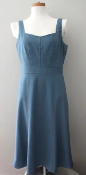 Soft Summer Patina Teal Dress