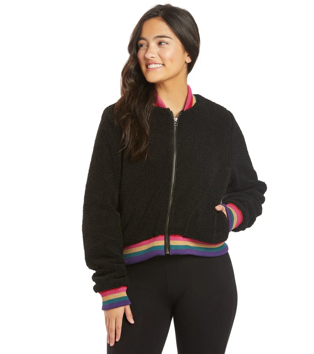 Spiritual Gangster Everything Furry Bomber Jacket