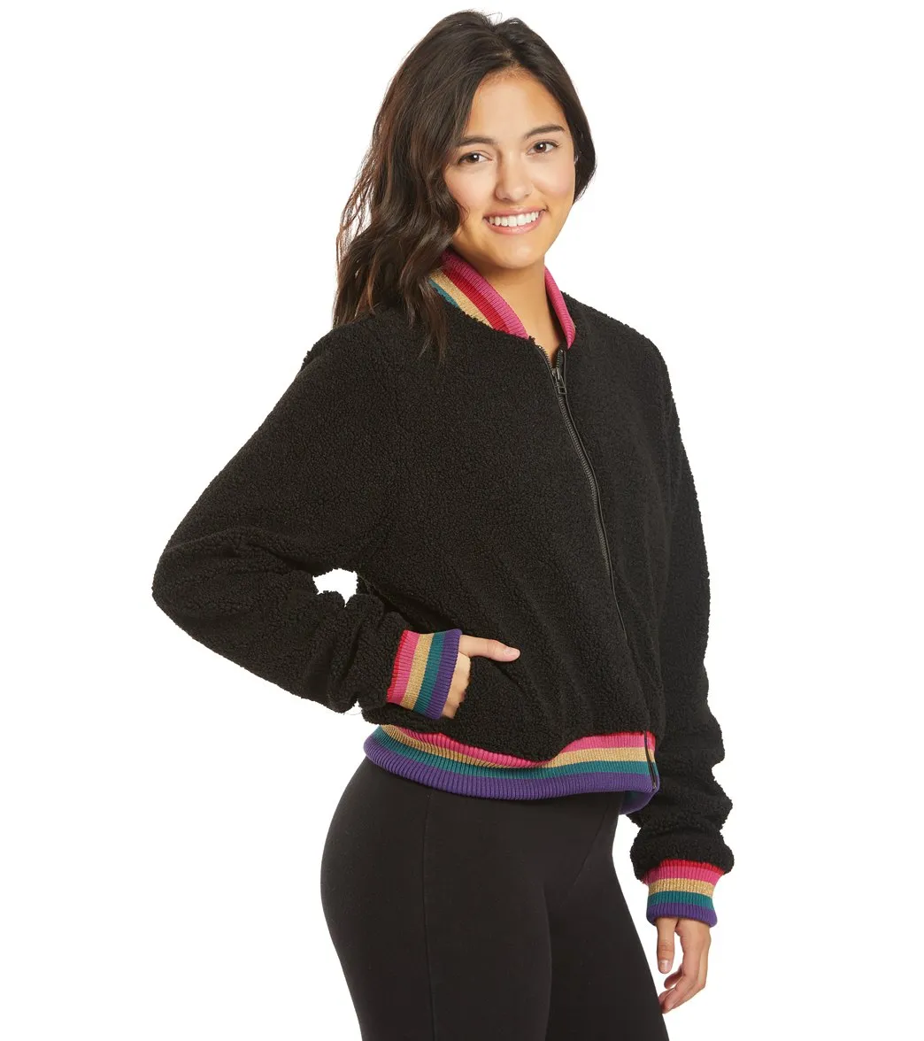 Spiritual Gangster Everything Furry Bomber Jacket