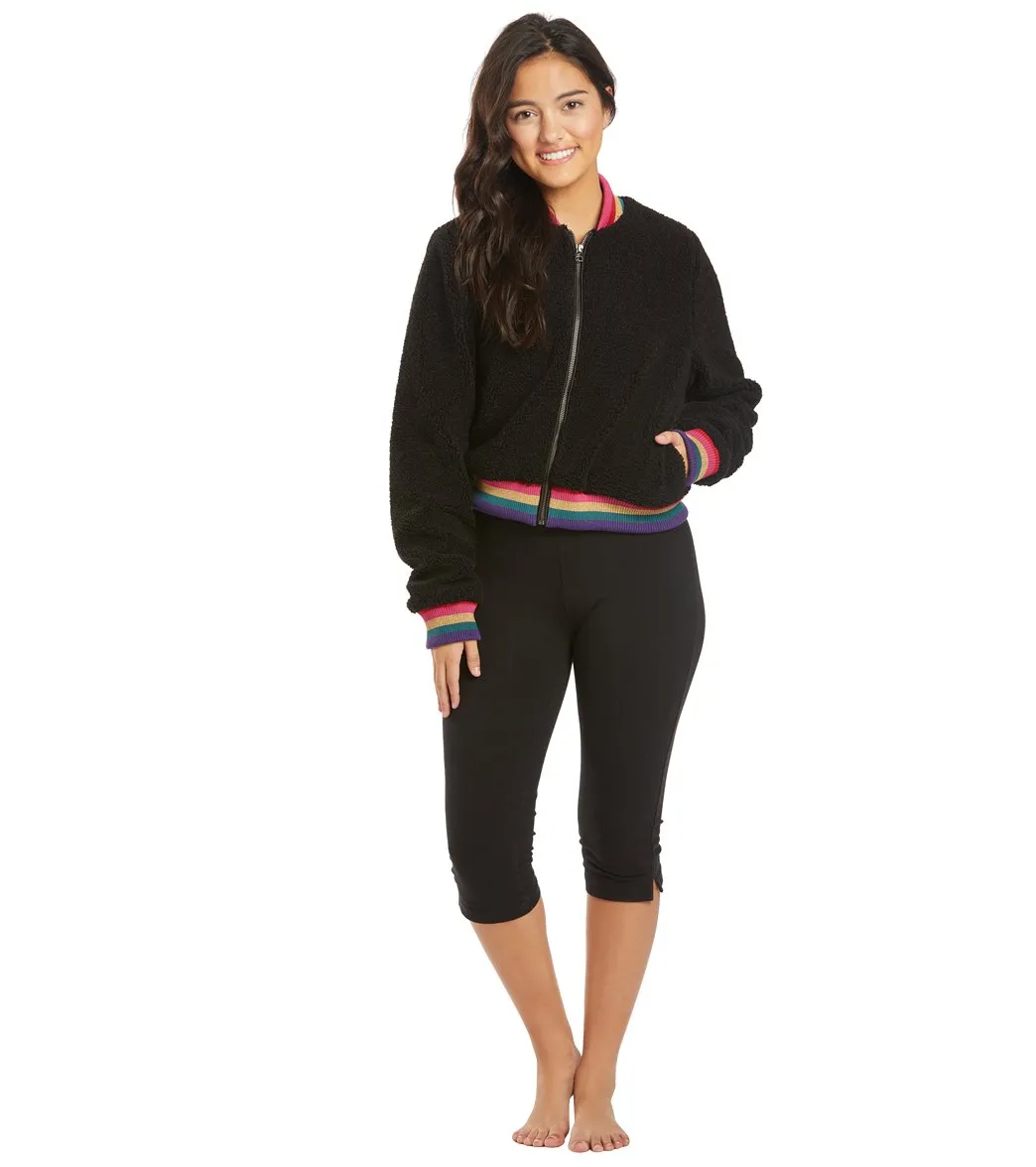 Spiritual Gangster Everything Furry Bomber Jacket