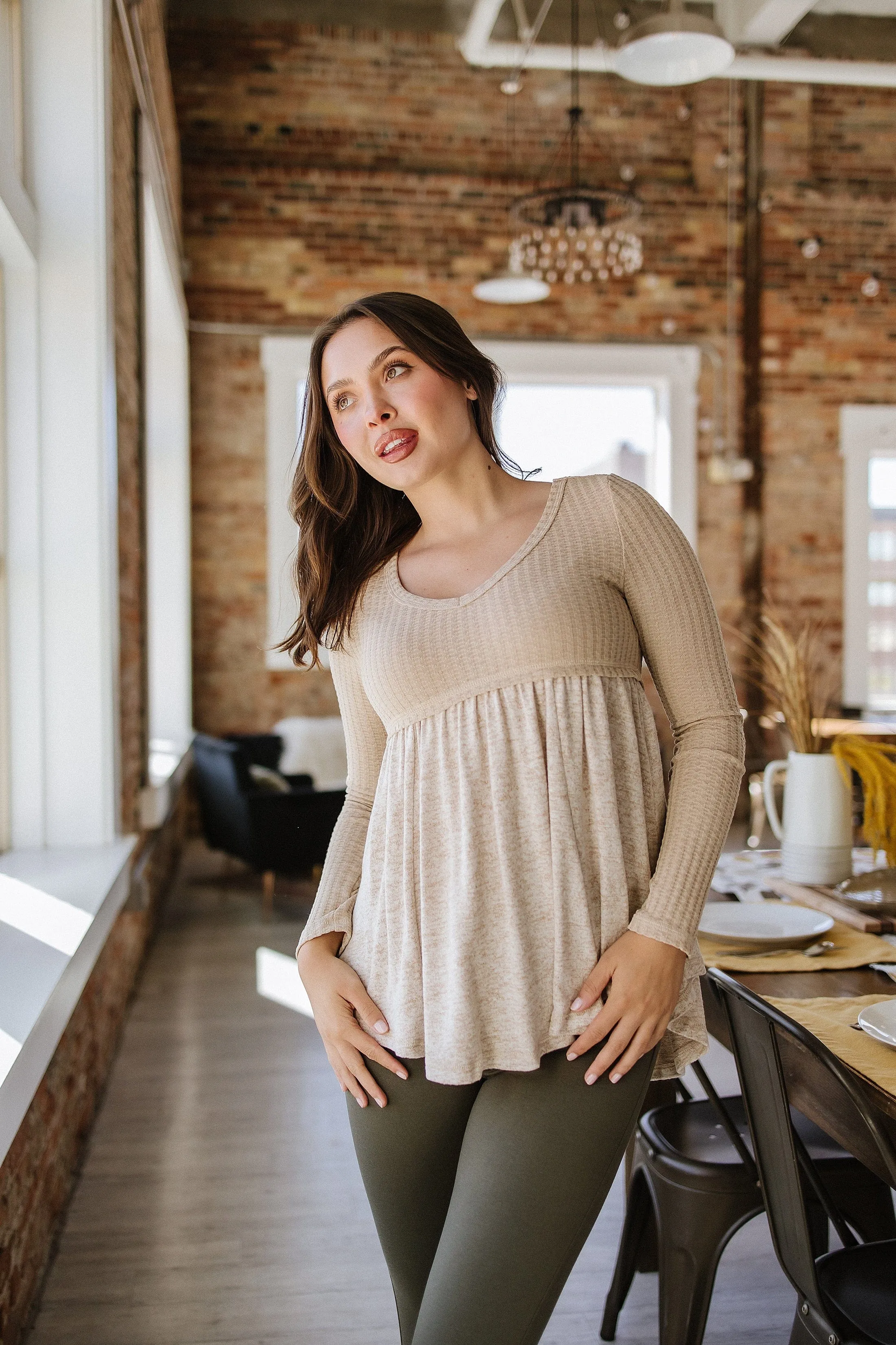 Stella Textured Flowy Tunic