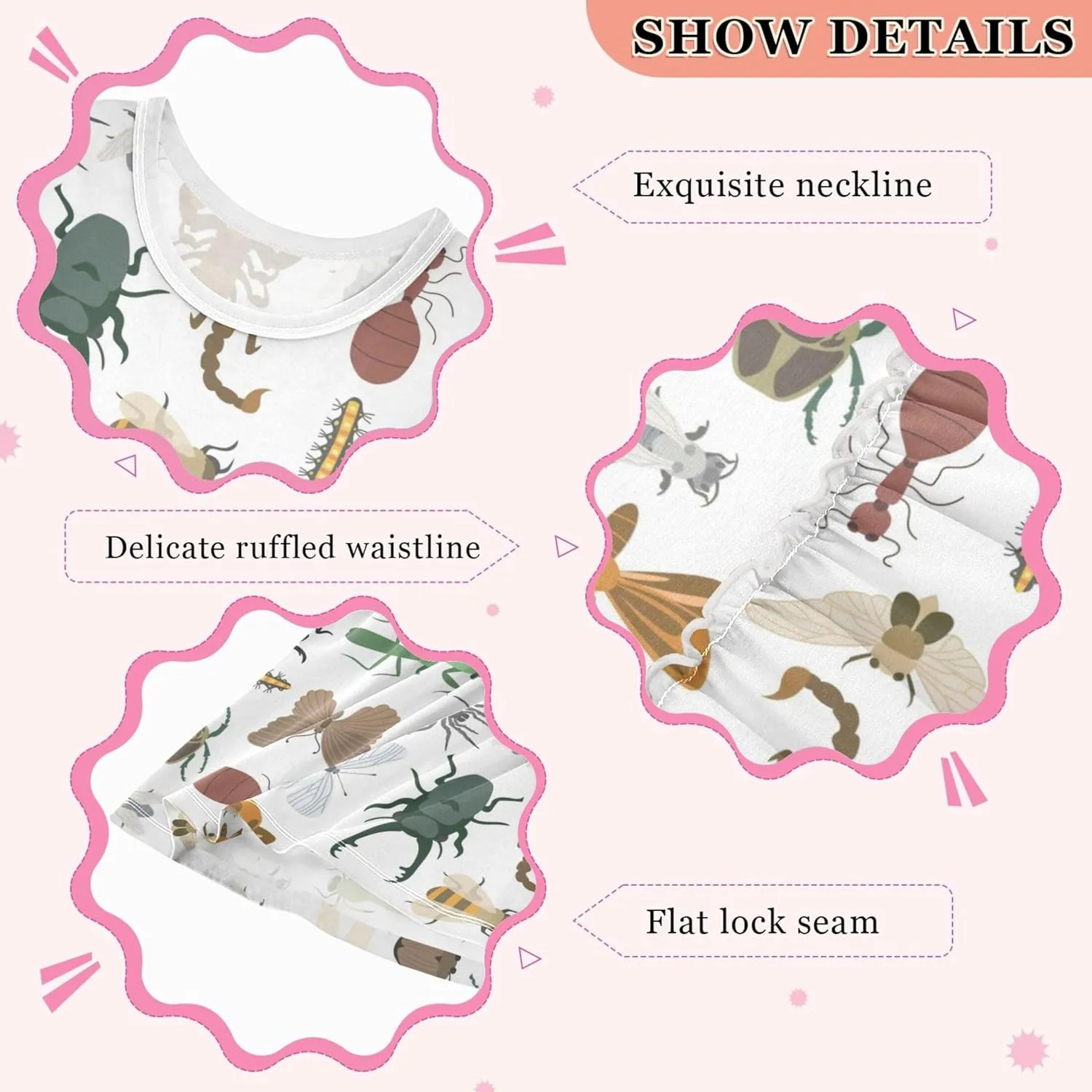 Summer Girl Dress Casual Dress Sleeveless Toddler Outfits Clothes