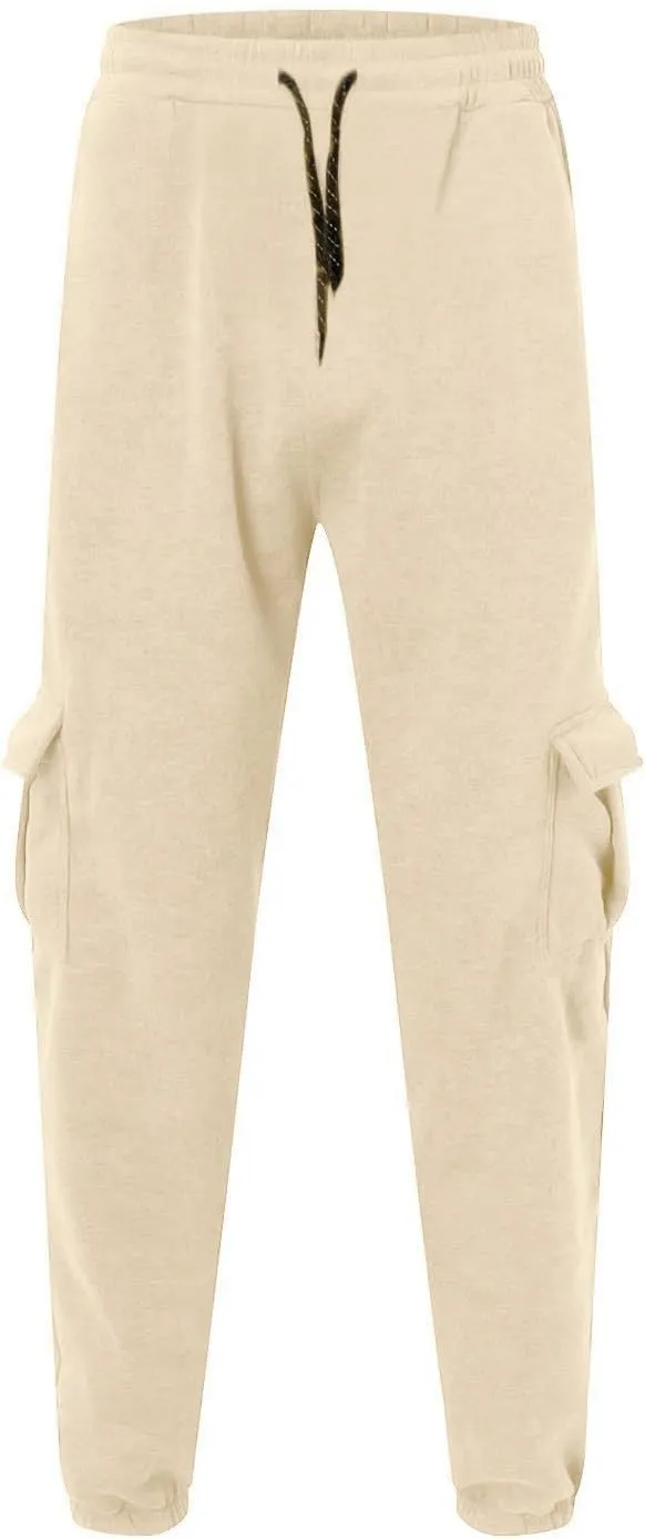 Sweatpants for Men Summer Drawstring Elastic Waist Fit Pockets Breathable Leisure Style Elasticity Cute Joggers