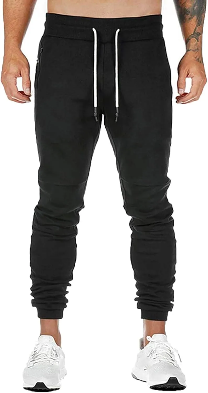 Sweatpants for Men Summer Drawstring Elastic Waist Fit Pockets Breathable Loose Summer Comfy Fashion Joggers
