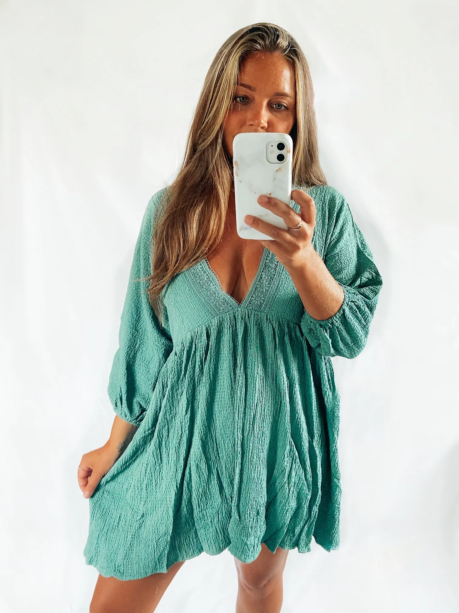 Teal Tunic Dress