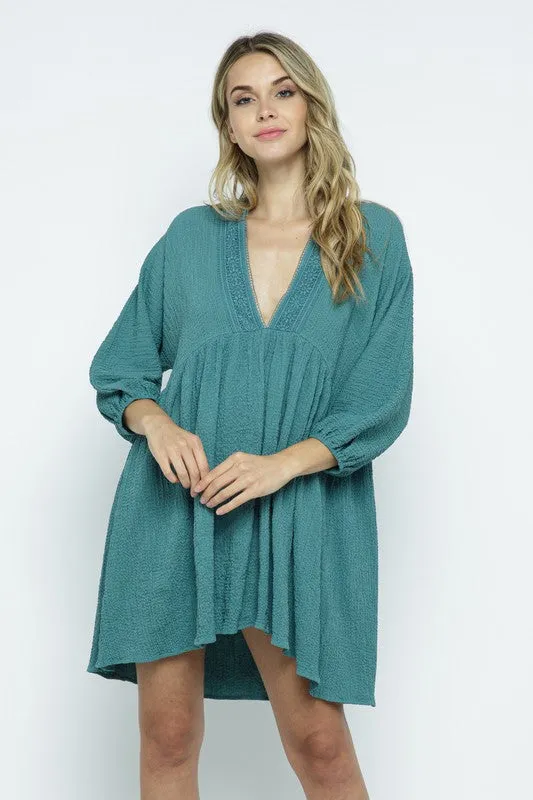 Teal Tunic Dress