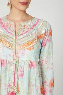 Utsav Jacket style Blue Tunic