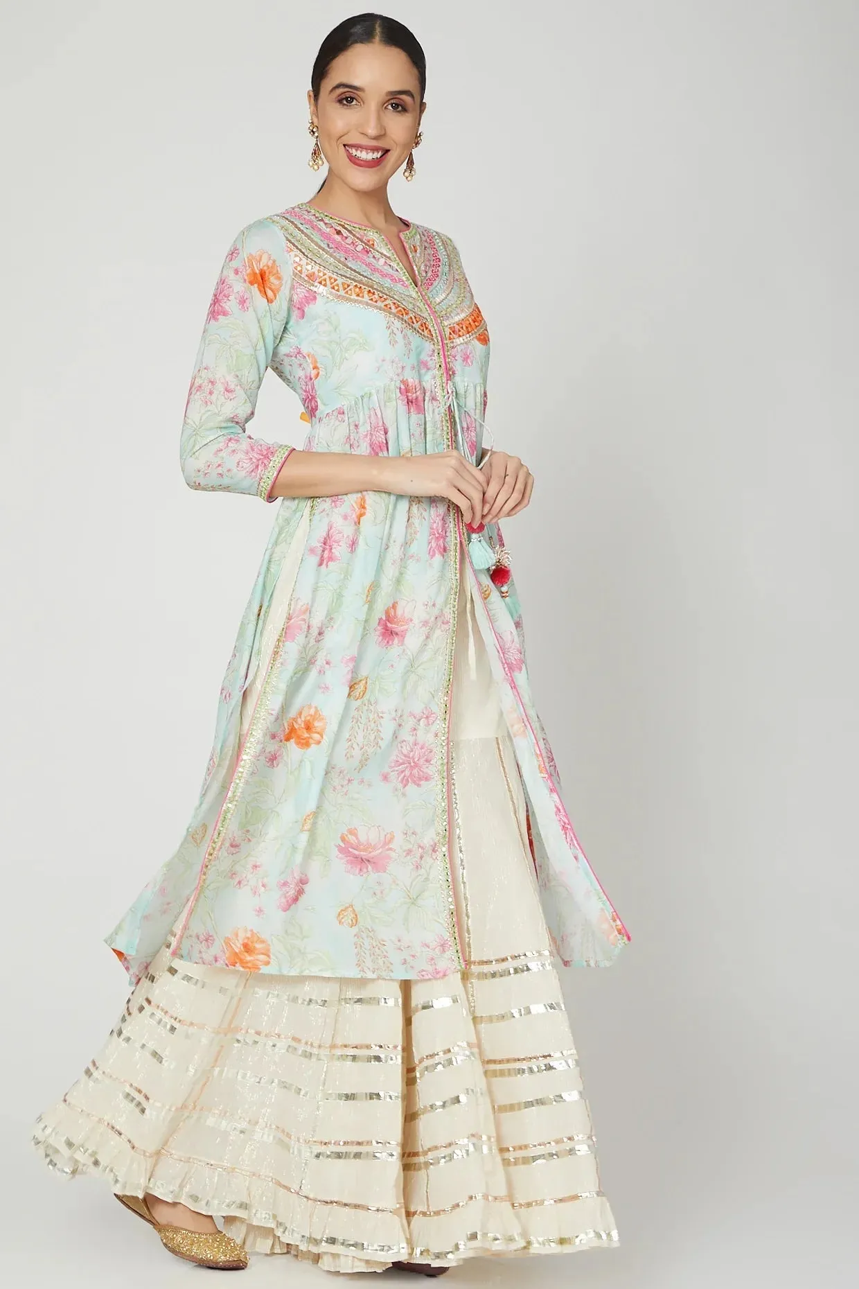 Utsav Jacket style Blue Tunic
