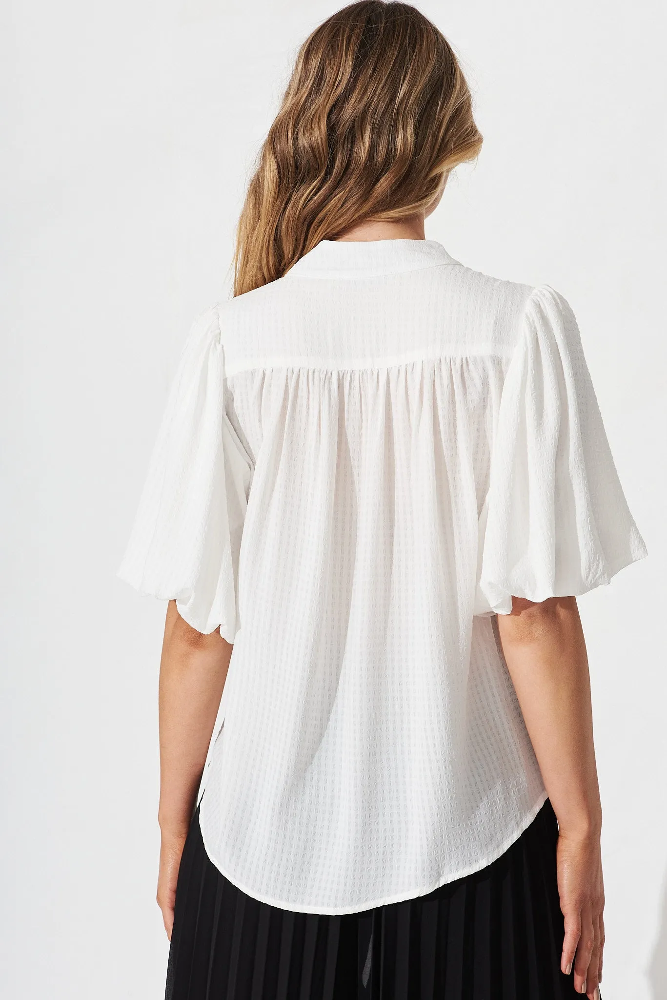 White Elegant Blouse