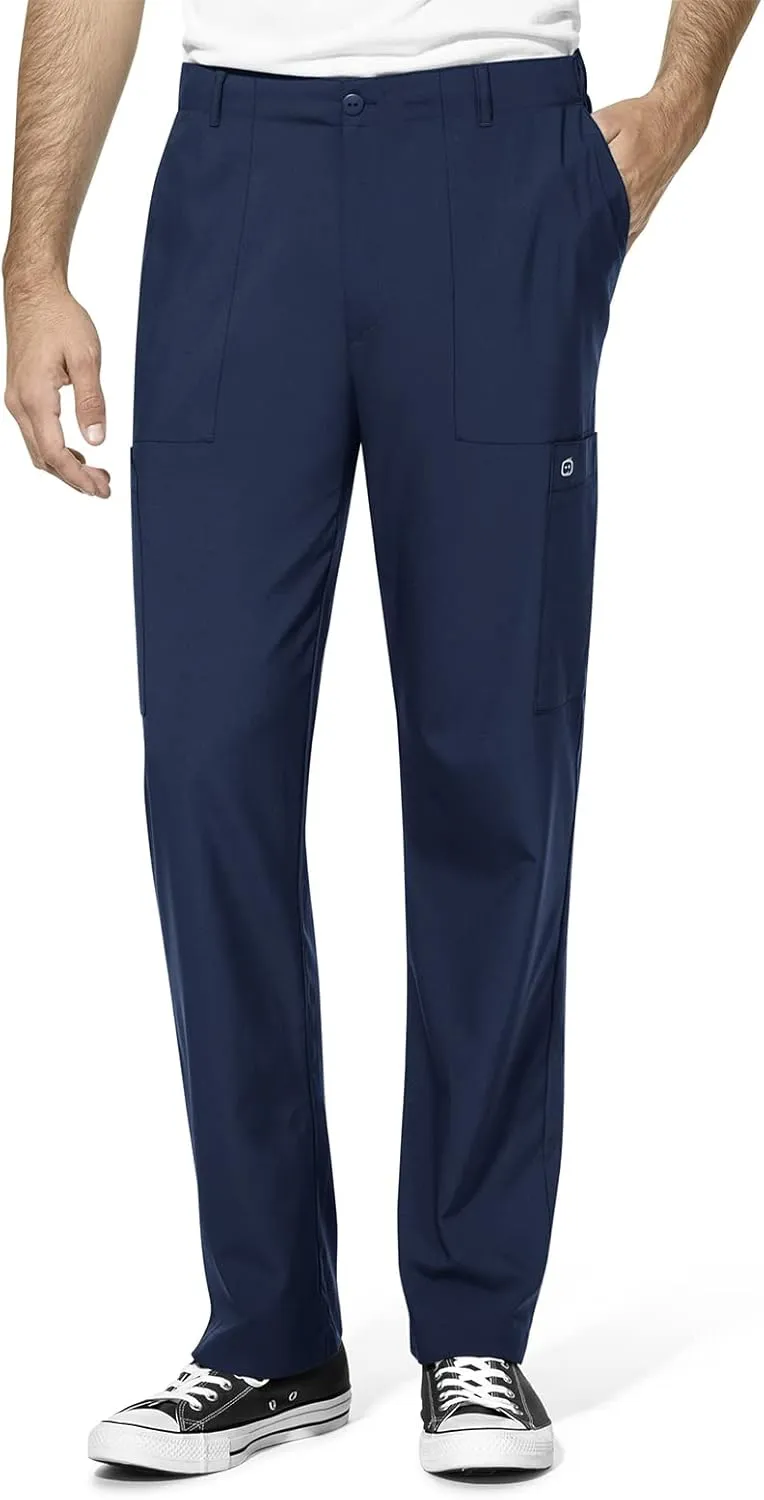 WonderWink Men's Flat Front Cargo Pant