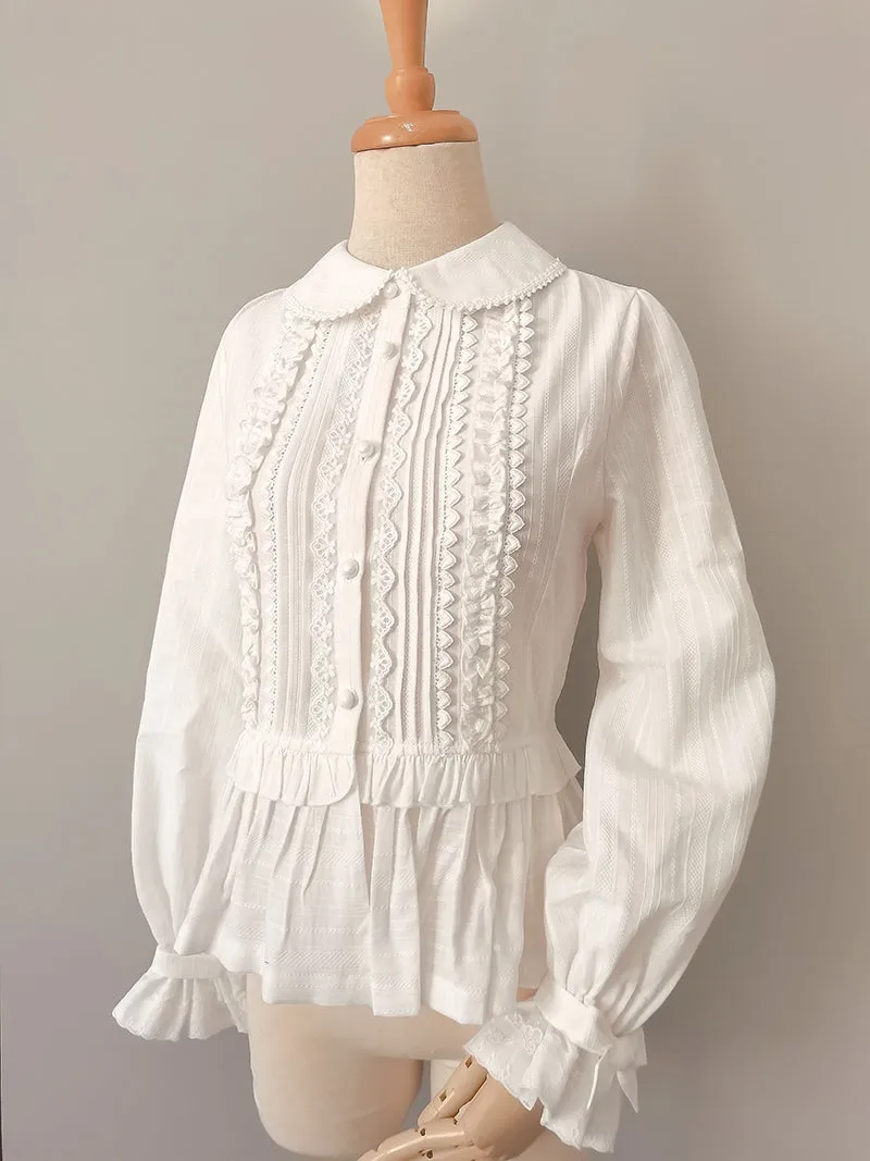 Yilia~Kawaii Lolita Long Sleeve Blouse